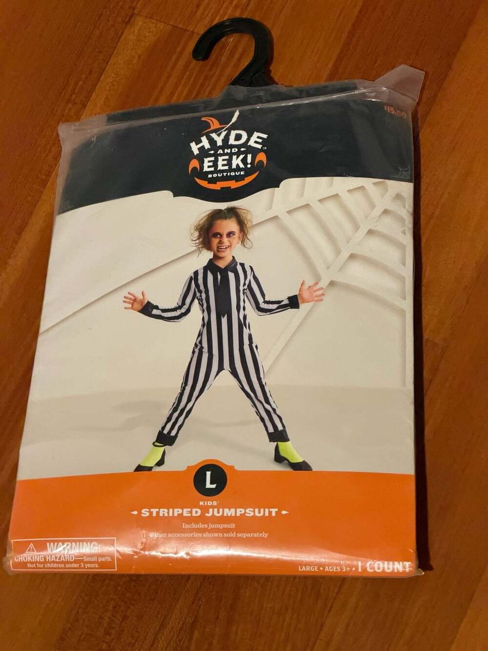 Hyde and EEK! Boutique Kids Striped Jumpsuit Costume Large